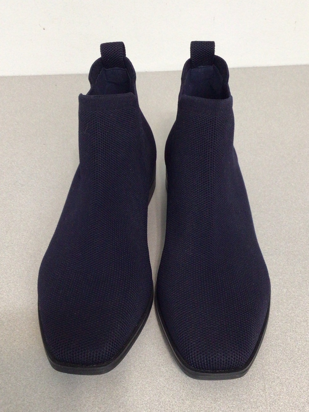 Knit Chelsea Ankle Booties — Navy - Picture 3 of 13